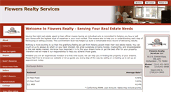 Desktop Screenshot of flowersrealty.net